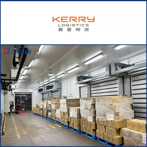 嘉里物流恒温室涡轮硬质快速门保温快速门​