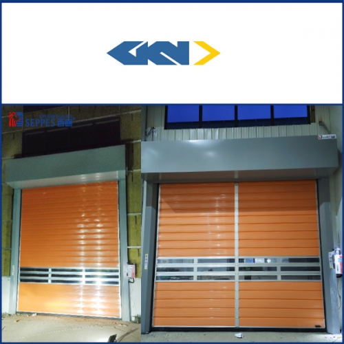 霸州吉凯恩车间安装抗风硬质快速门