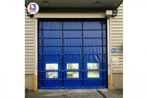 杭州厂房出货口改造需求抗风保温自动堆积门