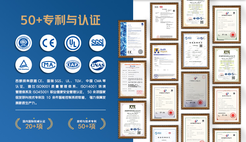 西朗门业多项专利认证