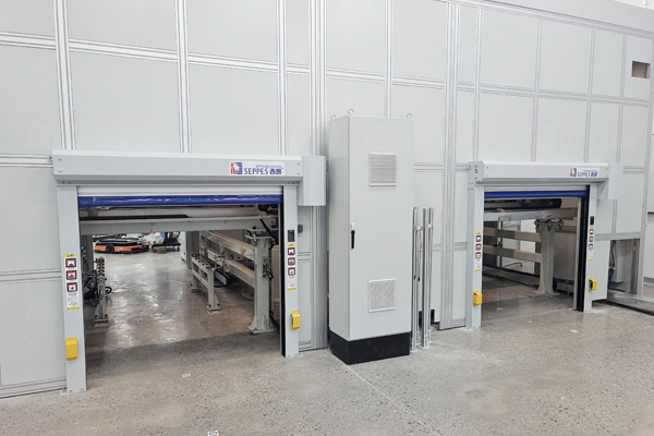 联动agv小车快速门