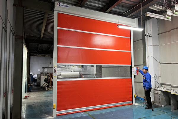 纺织车间内部隔断快速门