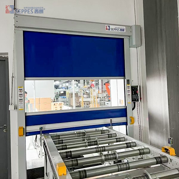 输送线联动快速门